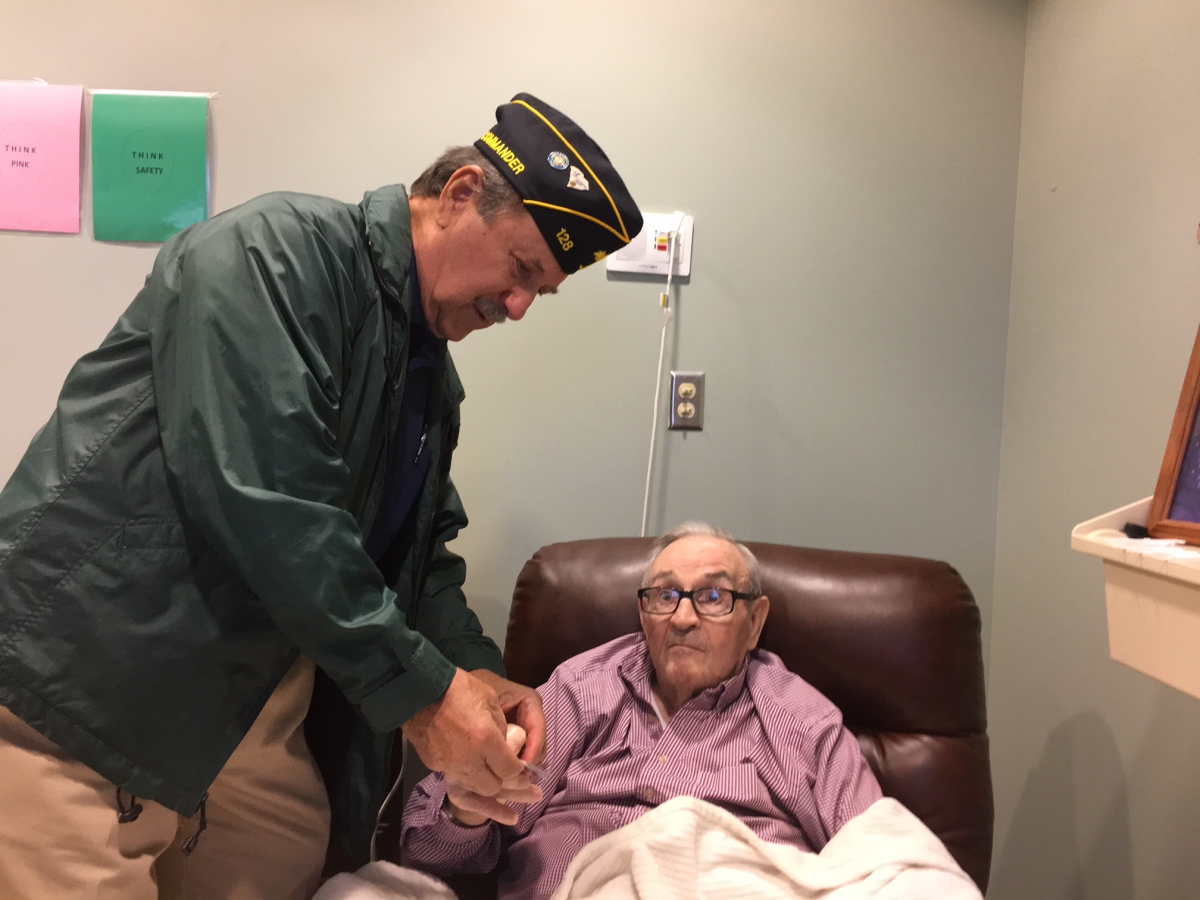 Post 128 Officers visit the Veterans Victory House The American Legion Centennial Celebration